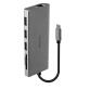 LINDY MINI DOCKING STATION PER LAPTOP USB-C - HDMI, VGA, PD 3.0 100W, USB 3.1, GIGABIT, SD, AUDIO