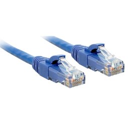 Lindy 1m cat.6 u/utp cable, blue