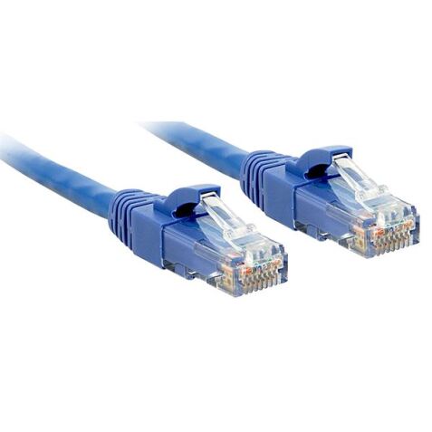 Cavo di Rete Cat.6 U/UTP Blu, 2m