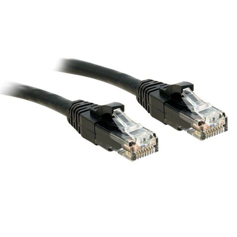 Cavo di Rete Cat.6 U/UTP Nero, 0.5m