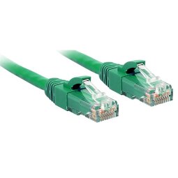 Lindy 1m cat.6 u/utp cable, green