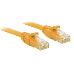 Lindy 1m Cat.6 U/UTP Cable, Yellow