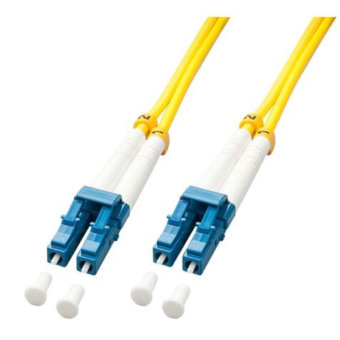 CAVO FIBRA OTTICA OS2 LC/LC 9/125 GIALLO, 2M