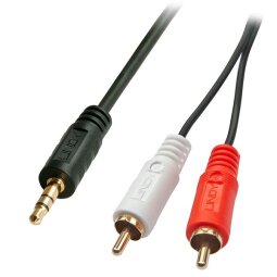 Lindy Audio Cable 2x Phono 3,5 mm/3m