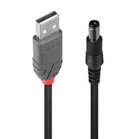 Cavo da USB 2.0 Tipo A a 5.5mm DC, 1.5m