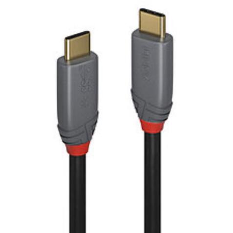 Cavo USB 3.2 Tipo C a C, 20Gbit/s, 5A, PD, Anthra Line, 1.5m