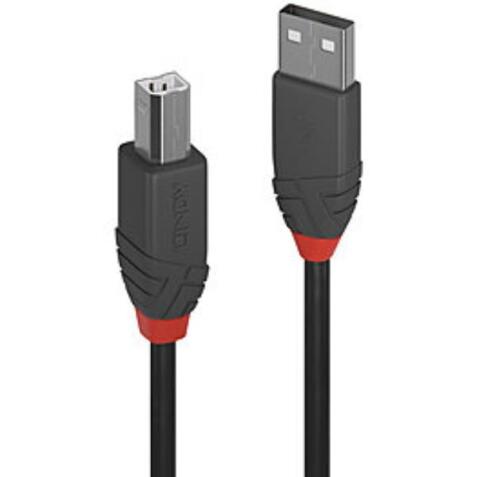 Cavo USB 2.0 Tipo A a B Anthra Line, 0.5m