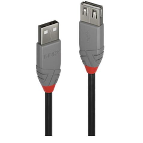 Prolunga USB 2.0 Tipo A Anthra Line, 0.5m
