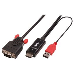 Lindy HDMI to HDMI adapter cable, 1m