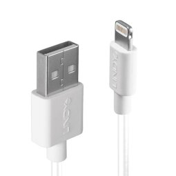 Cavo USB a Lightning bianco, 2m