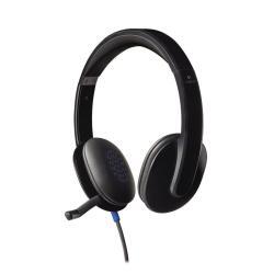 Logitech H540 USB Computer Headset Wired Head-band Office/Call center USB Type-A Black