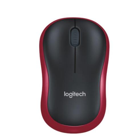 LOGITECH  WIRELESS MOUSE M185 - RED - EER2