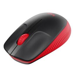 Logitech m190 - mouse - red