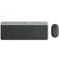 Slim Wireless Keyboard and Mouse Combo MK470 - GRAPHITE - ITA - MEDITER