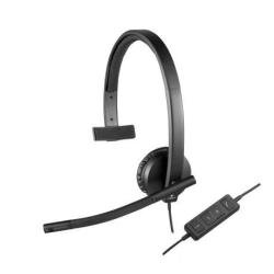 Logitech USB Headset H570e Mono Wired Head-band Office/Call center Black