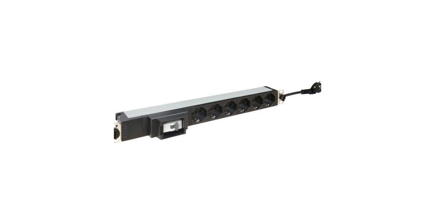 BASIC PDU  19 INCHES 1P 16A  6 P40 OUT +MCB