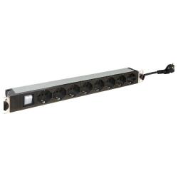 BASIC PDU  19 INCHES 1PHASE 16A  8 P40 + LS