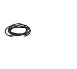 CAVO DI PROLUNGA TV SATELLITARE CON SPINA/SPINA TIPO F - LUNGHEZZA 2 M- NERO -