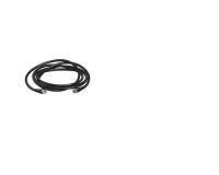 CAVO DI PROLUNGA TV SATELLITARE CON SPINA/SPINA TIPO F - LUNGHEZZA 2 M- NERO -