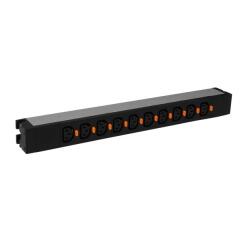 Legrand 646814 power distribution unit (PDU) 10 AC outlet(s) 1U Black