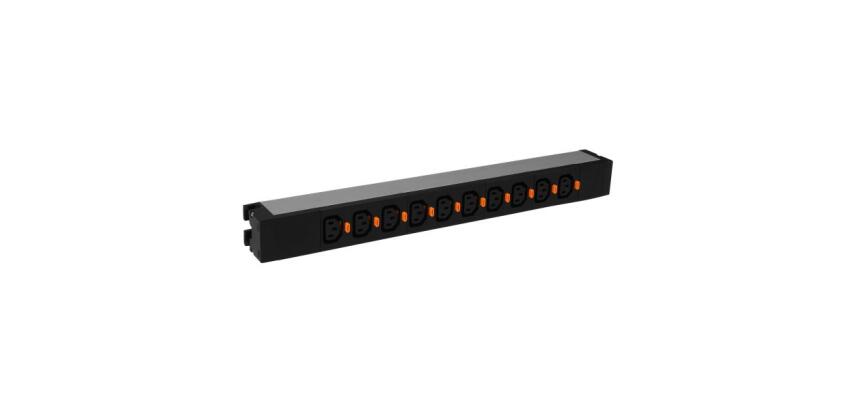 Legrand 646814 power distribution unit (PDU) 10 AC outlet(s) 1U Black