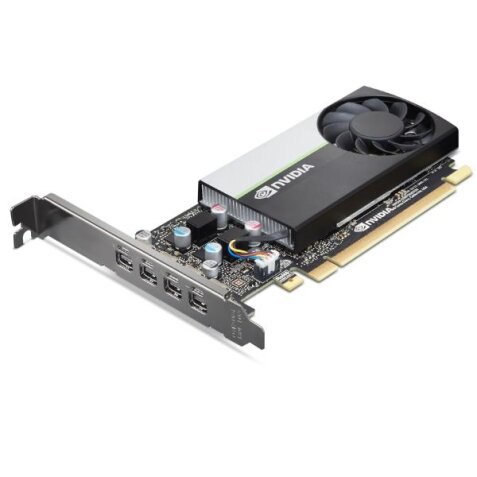 Scheda grafica NVIDIA T1000 da 4 GB e 4 mini DP con staffa HP