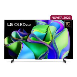 OLED evo, Serie C3, 4K, a9 Gen6, Dolby Vision, 20W, 4 HDMI con VRR, G-Sync, Wi-Fi 5, Smart TV WebOS 23 - 42''