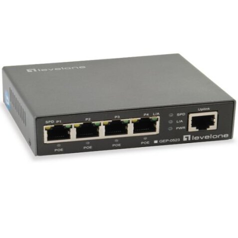 GEP-0523 5-Port Gigabit PoE Switch  802.3at/af PoE