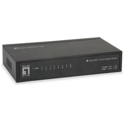 8 Port Gigabit Desktop Switch with metal housing  Supports 8K MAC address auto-learning and auto-aging