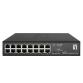 LEVELONE GES-2216 - SWITCH HILBERT 16-PORTE GIGABIT SMART LITE 10"