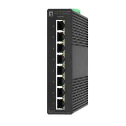 LEVELONE IGS-2108 - SWITCH INDUSTRIALE HILBERT 8-PORTE GIGABIT SMART LITE, DIN RAIL, -40°C to 75°C