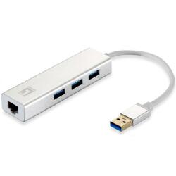 LEVELONE USB-0503 - ADATTATORE DI RETE USB GIGABIT+ HUB 3-PORTE USB 3.0