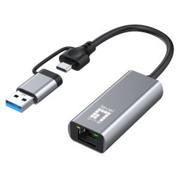 LEVELONE USB-0423 - ADATTATORE DI RETE 2.5 GIGABIT 2-in-1 USB-C/A