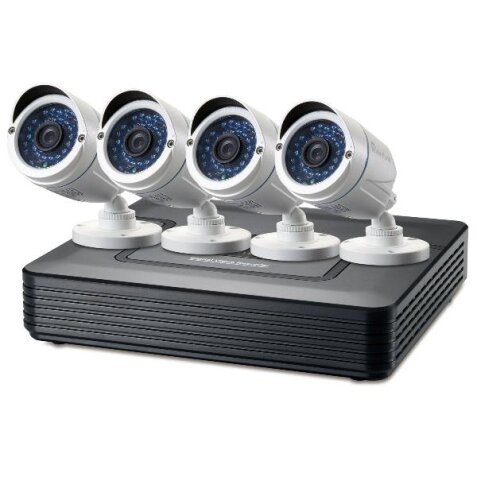 LEVELONE DSK-4001 - KIT VIDEOSORVEGLIANZA 4-CANALI (DVR + 4 TELECAMERE)