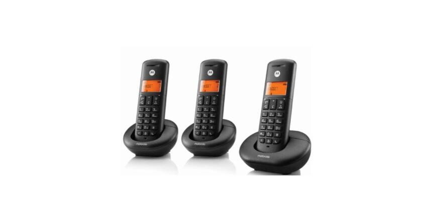 MOTOROLA CORDLESS E203 TRIO NERO
