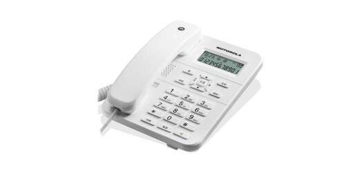 TELEFONO FISSO CT202 BIANCO (CON DISPLAY)