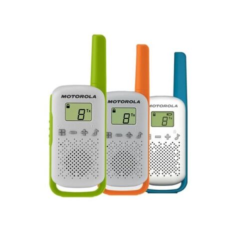 WALKIE TALKIE T42 VERDE/ARANCIONE/PETROLIO 3PK