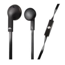 $AURICOLARE FLAT MICROFONO BLACK