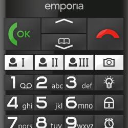 Emporia emporiaPURE-LTE 5.87 cm (2.31") 107 g Black Senior phone
