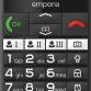 Emporia emporiaPURE-LTE 5.87 cm (2.31") 107 g Black Senior phone