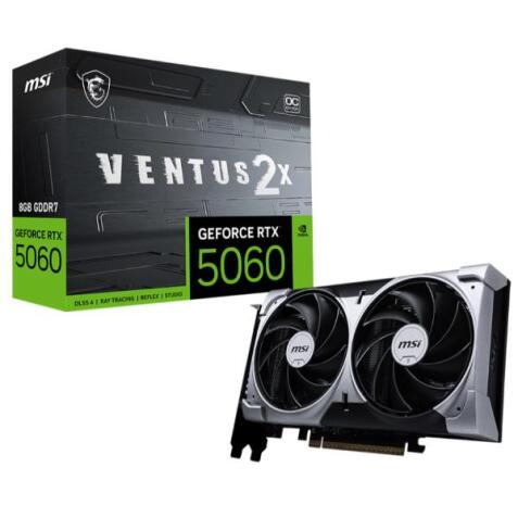 RTX 5060 8G VENTUS 2X OC/HDMI/DP 3/EP8/ATX/DUAL FAN/OC/8G G7/??X??X?\