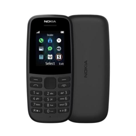 NOKIA 105 4G BLACK DUAL SIM