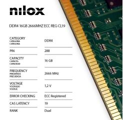 RAM DDR4 16GB 2666MHZ ECC REG CL19