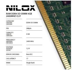 RAM DDR4 SO-DIMM 4GB 2400MHZ CL17