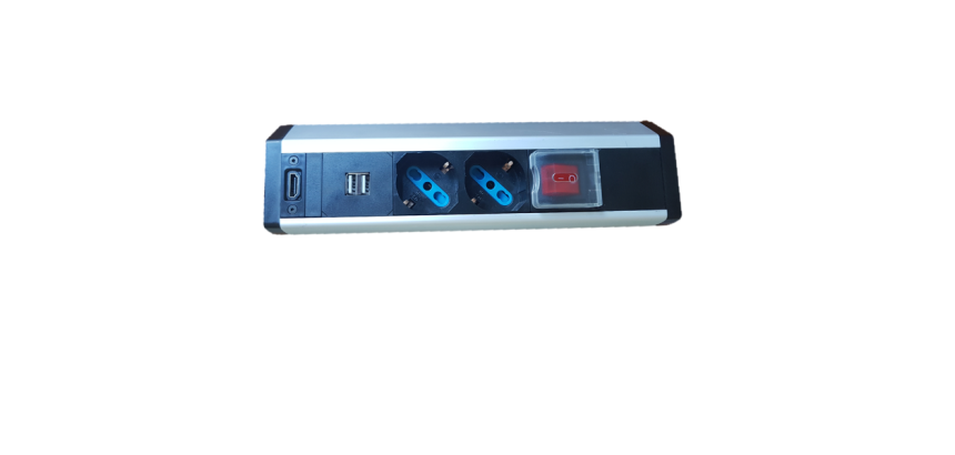 MULTIPRESA DA SCRIVANIA 2 SCHUKO 2 USB HDMI