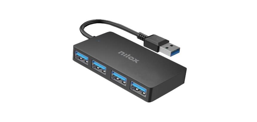 NILOX TECH - HUB 4 porte USB 3.2 Gen1