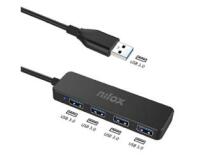 Hub de 4 puertos USB 3.0, con salida USB 3.0