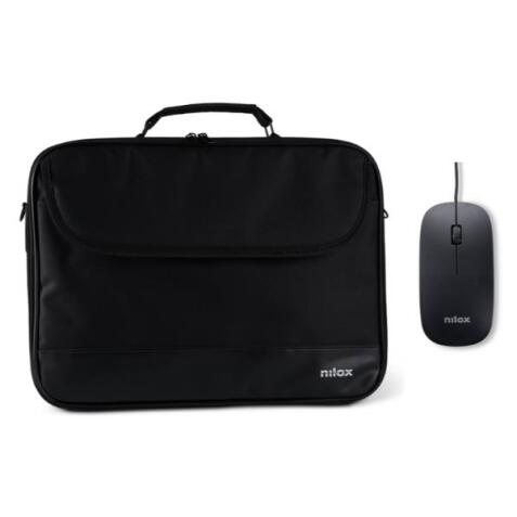 NILOX TECH - Borsa Notebook 15.6"+Mouse ottico USB