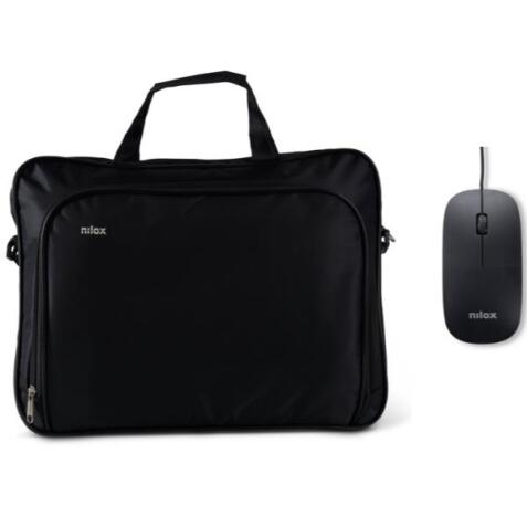 NILOX TECH - Borsa Notebook 15.6"+Mouse ottico USB