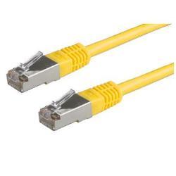 CAVO RETE 0.5M UTP CAT6 BULK GIALLO